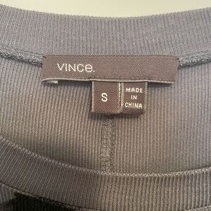Vince Charcoal Knit Top